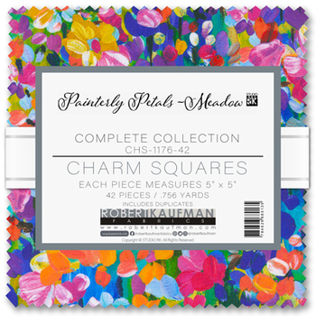 Painterly Petals - Meadow by Studio RK - Complete Collection Charm Squares Painterly Petals - Meadow by Studio RK - Complete Collection Charm Squares