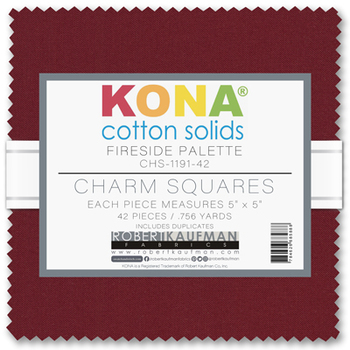 Kona® Cotton - Fireside Palette Charm Squares