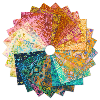Artisan Batiks: Retro Rainbow by Studio RK - Complete Collection Charm Square
