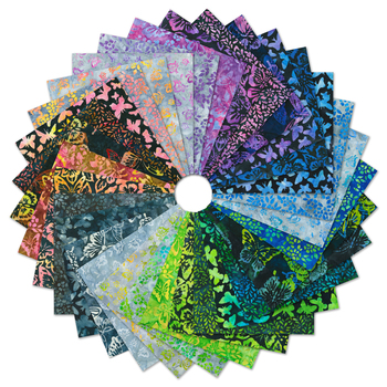 Artisan Batiks: Butterfly Habitat by Lunn Studios - Complete Collection Charm Square Artisan Batiks: Butterfly Habitat by Lunn Studios - Complete Collection Charm Square