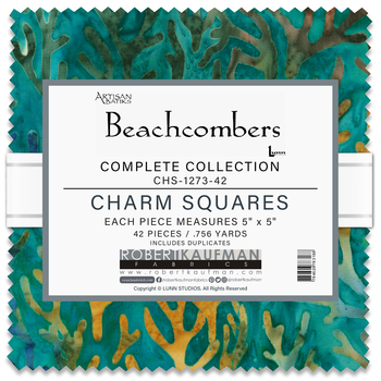 Artisan Batiks: Beachcombers by Lunn Studios - Complete Collection Charm Square Artisan Batiks: Beachcombers by Lunn Studios - Complete Collection Charm Square