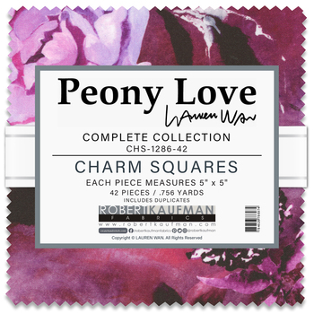 Peony Love by Lauren Wan - Complete Collection Charm Square Peony Love by Lauren Wan - Complete Collection Charm Square