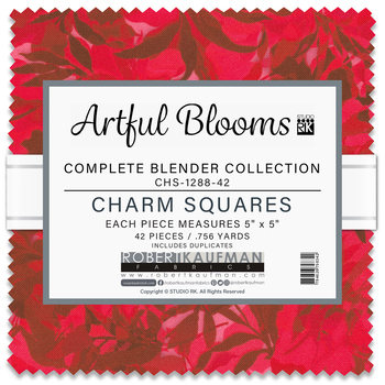 Artful Blooms by Studio RK - Complete Blender Collection Charm Square Artful Blooms by Studio RK - Complete Blender Collection Charm Square