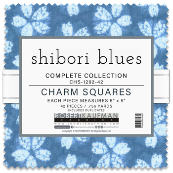 Shibori Blues by Sevenberry - Complete Collection Charm Square Shibori Blues by Sevenberry - Complete Collection Charm Square