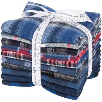 Mammoth Flannel by Studio RK - Blue Colorstory Mammoth Flannel by Studio RK - Blue Colorstory