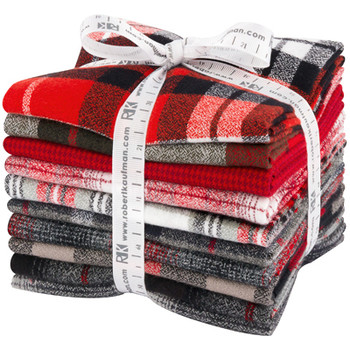 Mammoth Flannel by Studio RK - Red Colorstory Mammoth Flannel by Studio RK - Red Colorstory