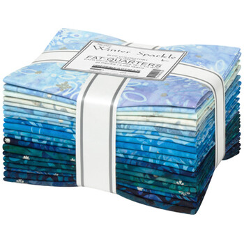 Artisan Batiks: Winter Sparkle by Lunn Studios - Blue Colorstory Artisan Batiks: Winter Sparkle by Lunn Studios - Blue Colorstory