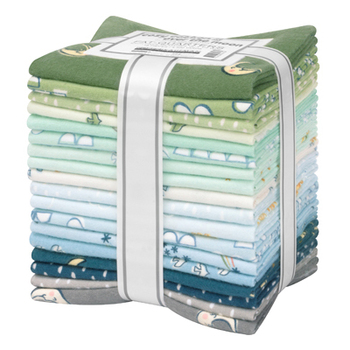 Cozy Cotton Flannel-Over the Moon by Studio RK - Glacier Colorstory Cozy Cotton Flannel-Over the Moon by Studio RK - Glacier Colorstory
