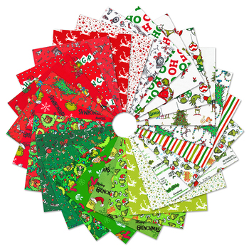 How the Grinch Stole Christmas by Dr. Seuss Enterprises - Holiday Colorstory Fat Quarter Bundle How the Grinch Stole Christmas by Dr. Seuss Enterprises - Holiday Colorstory Fat Quarter Bundle