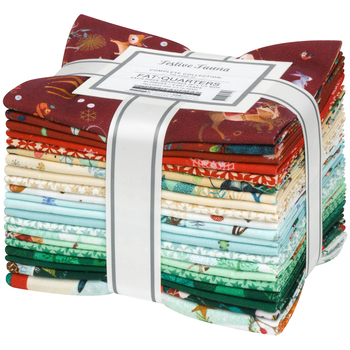 Festive Fauna by Lynn Horrabin - Complete Collection Fat Quarter Bundle Festive Fauna by Lynn Horrabin - Complete Collection Fat Quarter Bundle