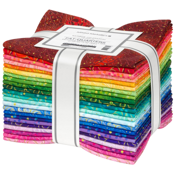Mixed Metallics by Studio RK - Rainbow Colorstory Fat Quarter Bundle Mixed Metallics by Studio RK - Rainbow Colorstory Fat Quarter Bundle