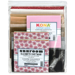 Little Llamas Quilt Kit by Elizabeth Hartman feat. Sunroom precut logo