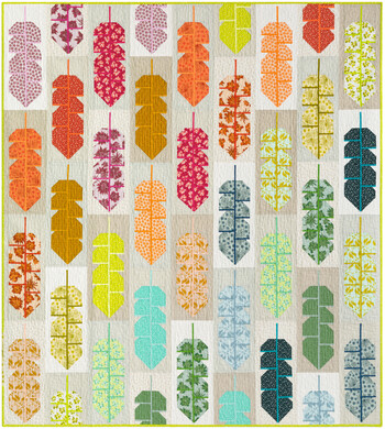 Leafy Quilt Kit by Elizabeth Hartman feat. Sunroom