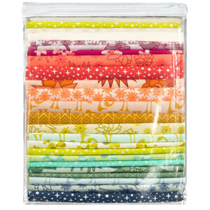 Leafy Quilt Kit by Elizabeth Hartman feat. Sunroom precut logo