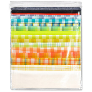 Social Sharks Quilt Kit by Elizabeth Hartman feat. Kitchen Window Wovens precut logo
