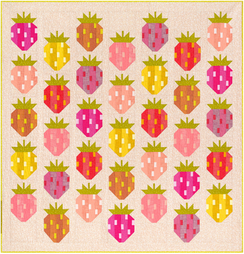 Berry Season Quilt Kit by Elizabeth Hartman feat. Palette Picks