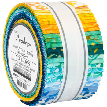 Artisan Batiks: Azulejos by Lunn Studios - Complete Collection Roll-Up Artisan Batiks: Azulejos by Lunn Studios - Complete Collection Roll-Up