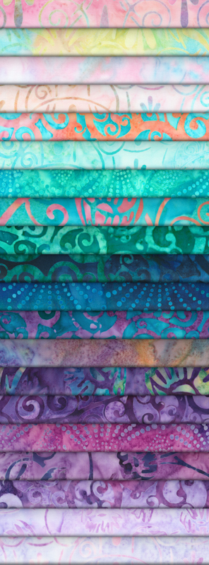 Artisan Batiks: Graceful by Lunn Studios - Complete Collection Roll Up Artisan Batiks: Graceful by Lunn Studios - Complete Collection Roll Up