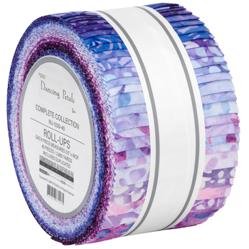Artisan Batiks: Dancing Petals by Lunn Studios - Complete Collection Roll Up Artisan Batiks: Dancing Petals by Lunn Studios - Complete Collection Roll Up