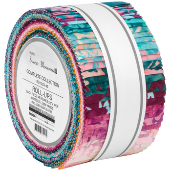 Artisan Batiks: Sweet Blossoms by Studio RK - Complete Collection Roll Up Artisan Batiks: Sweet Blossoms by Studio RK - Complete Collection Roll Up