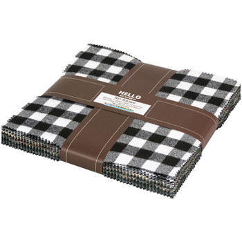 Mammoth Flannel by Studio RK - Black Colorstory Mammoth Flannel by Studio RK - Black Colorstory