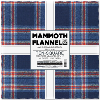Mammoth Flannel by Studio RK - Americana Colorstory Mammoth Flannel by Studio RK - Americana Colorstory