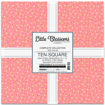 Flowerhouse: Little Blossoms by Debbie Beaves - Complete Collection (Ten Squares) Flowerhouse: Little Blossoms by Debbie Beaves - Complete Collection (Ten Squares)