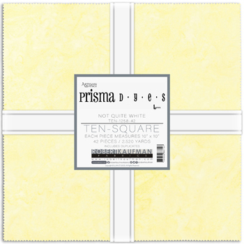 Artisan Batiks: Prisma Dyes by Lunn Studios - Not Quite White Ten Square Artisan Batiks: Prisma Dyes by Lunn Studios - Not Quite White Ten Square