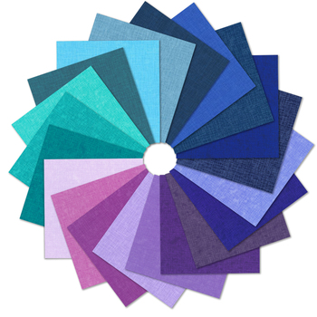 Quilter's Linen by Studio RK - Royalty Palette Ten Square Quilter's Linen by Studio RK - Royalty Palette Ten Square