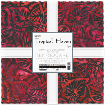 Artisan Batiks: Tropical Haven by Lunn Studios - Complete Collection Ten Square Artisan Batiks: Tropical Haven by Lunn Studios - Complete Collection Ten Square