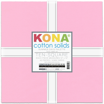 Kona® Cotton - Summer Days Palette Ten Square Kona® Cotton - Summer Days Palette Ten Square