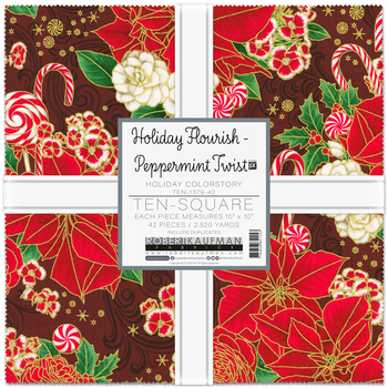 Holiday Flourish-Peppermint Twist by Studio RK - Holiday Colorstory Ten Squares Holiday Flourish-Peppermint Twist by Studio RK - Holiday Colorstory Ten Squares
