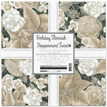Holiday Flourish-Peppermint Twist by Studio RK - Graphite Colorstory Ten Squares Holiday Flourish-Peppermint Twist by Studio RK - Graphite Colorstory Ten Squares