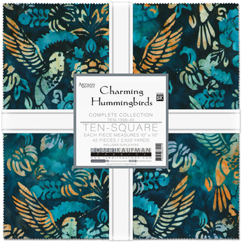 Artisan Batiks: Charming Hummingbirds by Studio RK - Complete Collection Ten Square Artisan Batiks: Charming Hummingbirds by Studio RK - Complete Collection Ten Square
