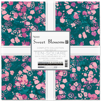 Artisan Batiks: Sweet Blossoms by Studio RK - Complete Collection Ten Square Artisan Batiks: Sweet Blossoms by Studio RK - Complete Collection Ten Square