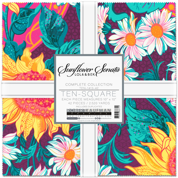 Sunflower Sonata by Lola & Bek - Complete Collection Ten Square Sunflower Sonata by Lola & Bek - Complete Collection Ten Square