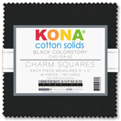 Pattern Kona® Cotton, all Black