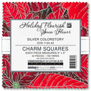 Holiday Flourish-Snow Flower by Studio RK - Silver Colorstory