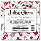 Pattern Holiday Charms by Studio RK - Scarlet Colorstory 