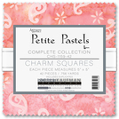 Pattern Artisan Batiks: Petite Pastels by Lunn Studios - Complete Collection Charm Squares 