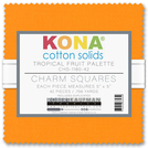 Pattern Kona® Cotton - Tropical Fruit Palette Charm Squares 