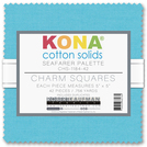 Pattern Kona® Cotton - Seafarer Palette Charm Squares 