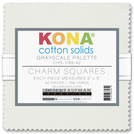 Pattern Kona® Cotton Grayscale Palette Charm Squares 