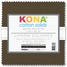 Kona® Cotton - Sepia Palette Charm Squares