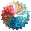 Pattern Artisan Batiks: Energy Geos by Lunn Studios - Complete Collection Charm Square 