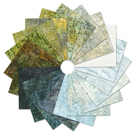 Pattern Artisan Batiks: Patterns in Nature by Lunn Studios - Complete Collection Charm Square 