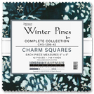 Pattern Artisan Batiks: Winter Pines by Lunn Studios - Complete Collection Charm Squares