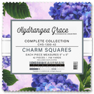 Pattern Hydrangea Grace by Studio RK - Complete Collection Charm Squares