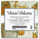 Pattern Warm Welcome by Lynnea Washburn - Complete Collection Charm Squares