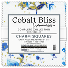 Cobalt Bliss by Lauren Wan - Complete Collection Charm Square